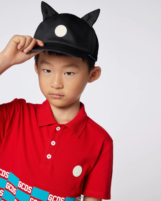 Kids GCDS Junior Baseball Cap Black 0FVX766