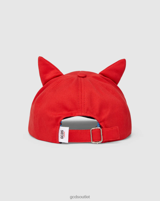 Kids GCDS Junior Baseball Cap Red 0FVX767