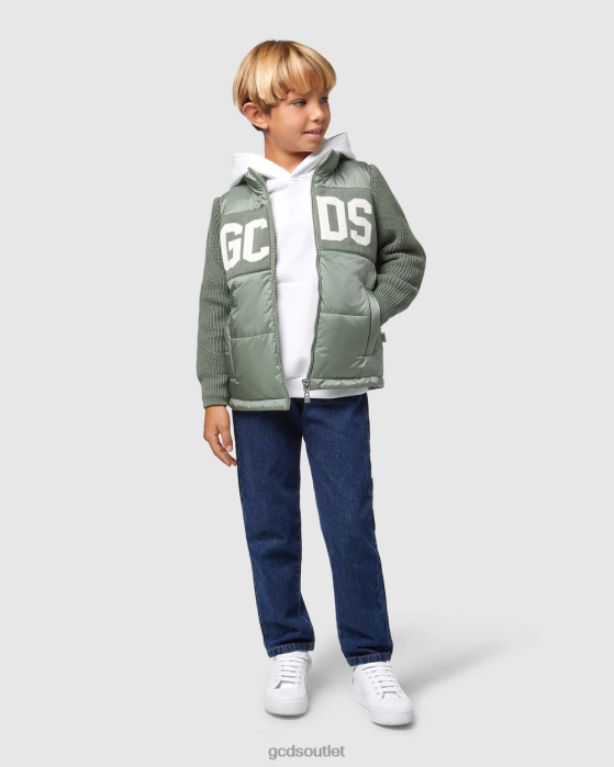 Kids GCDS Junior Bliss logo hoodie White 0FVX675