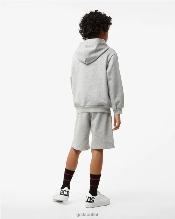 Kids GCDS Junior Spongebob Italico Hoodie Grey 0FVX703