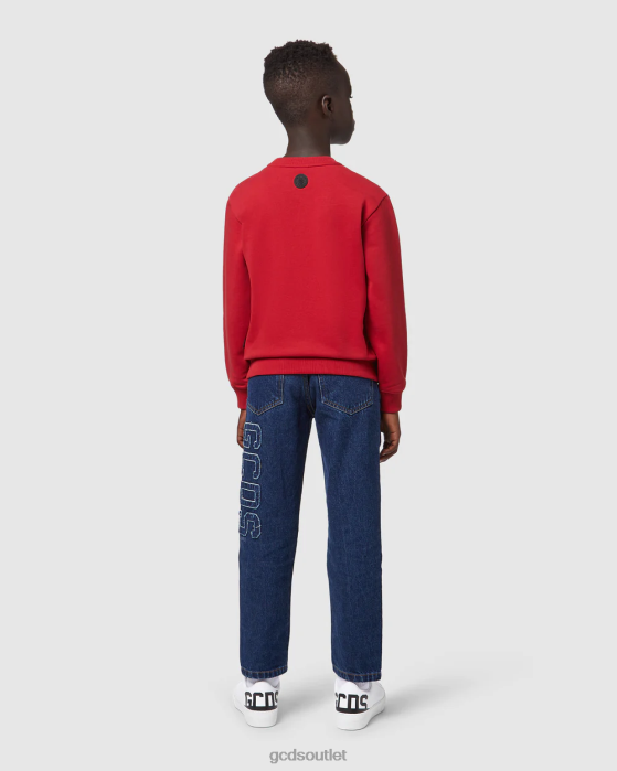 Kids GCDS Junior monsters crewneck Red 0FVX666