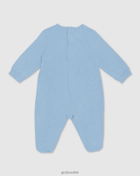 Kids GCDS logo motif Playsuit Light blue 0FVX579