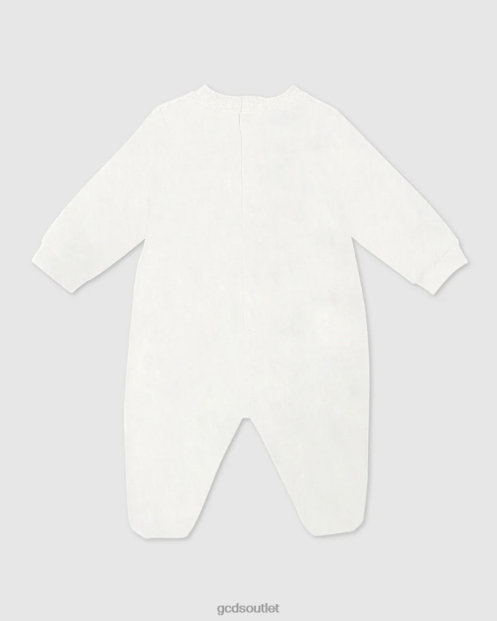 Kids GCDS logo motif Playsuit Off white 0FVX583