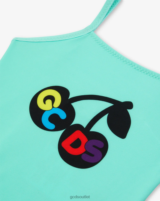 Kids GCDS Baby Cherry Swimsuit Ice Green 0FVX646
