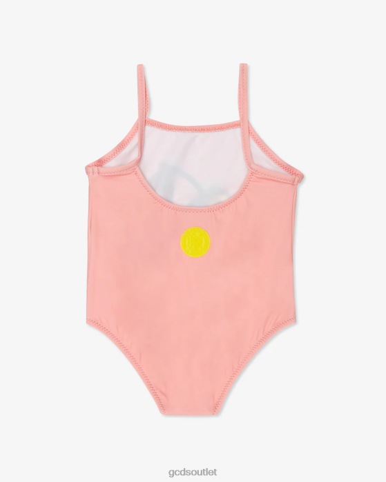 Kids GCDS Baby Cherry Swimsuit Pink 0FVX645