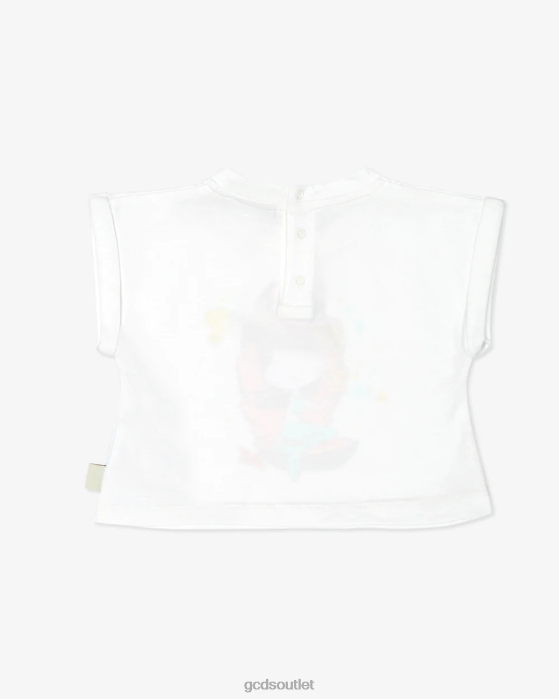 Kids GCDS Baby Mermaid T-Shirt White 0FVX643