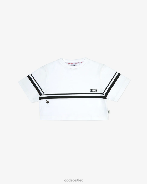 Kids GCDS Junior Low Logo T-Shirt White 0FVX795