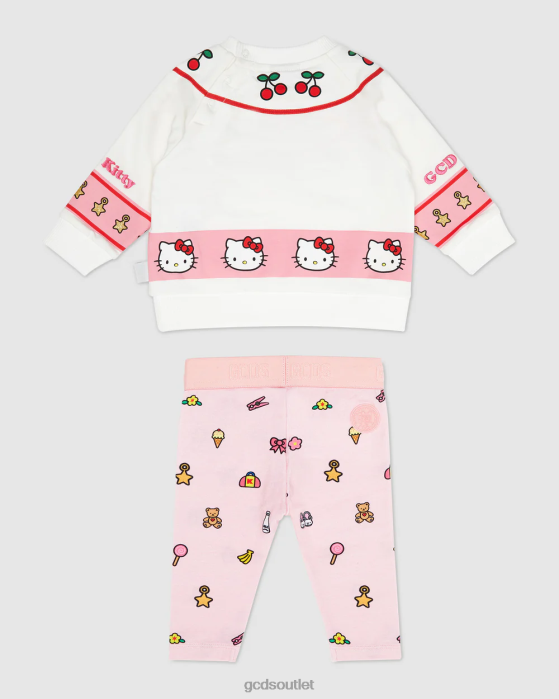 Kids GCDS Baby Hello Kitty tracksuit Pink 0FVX592