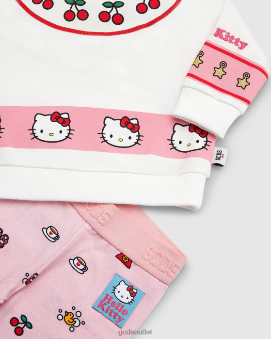 Kids GCDS Baby Hello Kitty tracksuit Pink 0FVX592