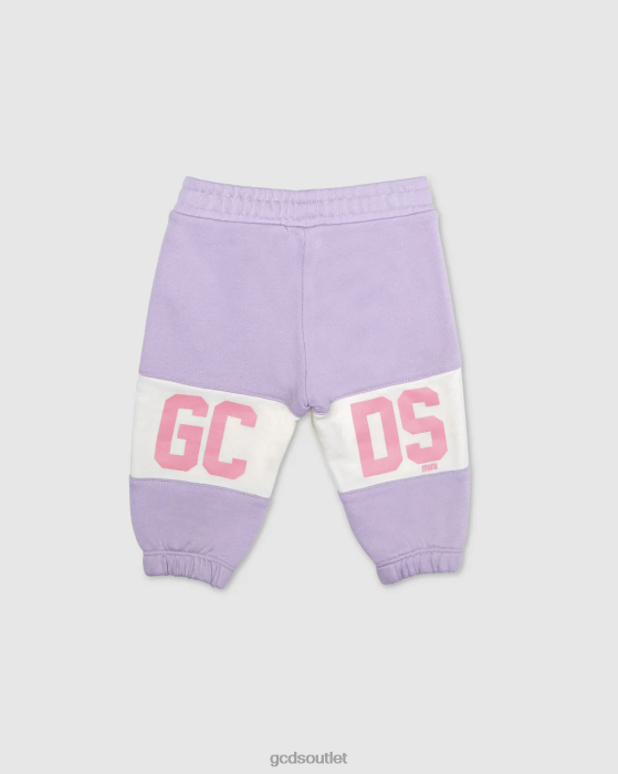 Kids GCDS Baby Logo band Sweatpants Lilac 0FVX623