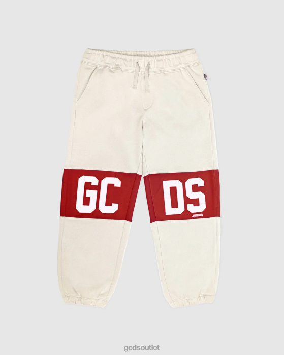 Kids GCDS Junior Logo band sweatbottoms Whitecap Grey 0FVX737