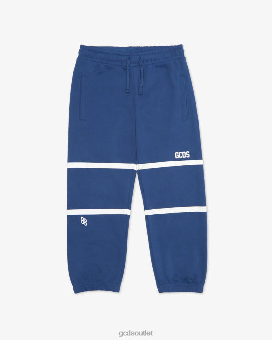 Kids GCDS Junior Low Logo Band Sweatpants Blue 0FVX750