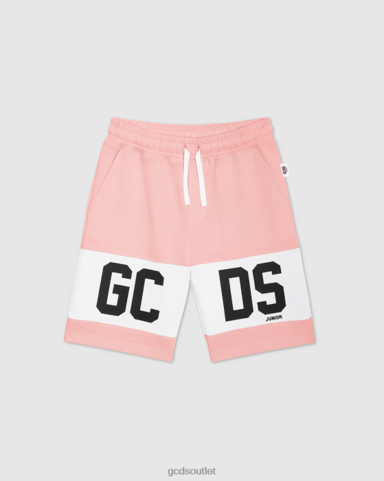 Kids GCDS Junior logo band Shorts Pink 0FVX744