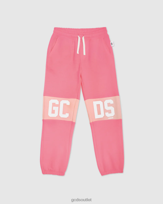 Kids GCDS Junior logo band sweatpants Cradle Pink 0FVX741