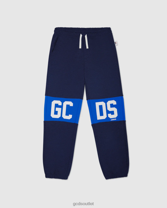 Kids GCDS Junior logo band sweatpants dark blue 0FVX742
