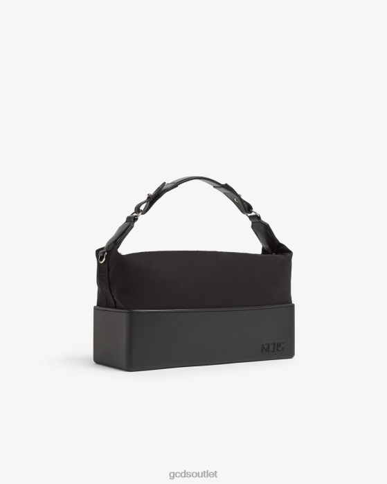 Men GCDS Matilda Nylon Medium Bag Black 0FVX257