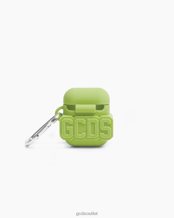 Men GCDS earphone case Lime 0FVX307