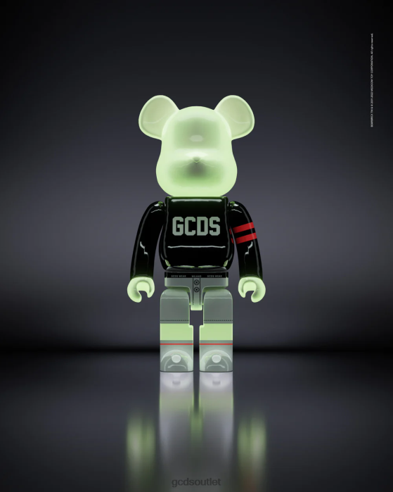 Men GCDS x Be@rbrick 1000% Black 0FVX290