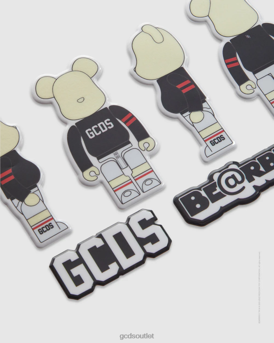 Men GCDS x Be@rbrick Stickers Black 0FVX291