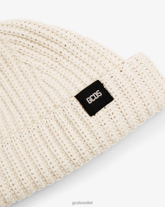 Men GCDS Giuly Cotton Hat Beige 0FVX230