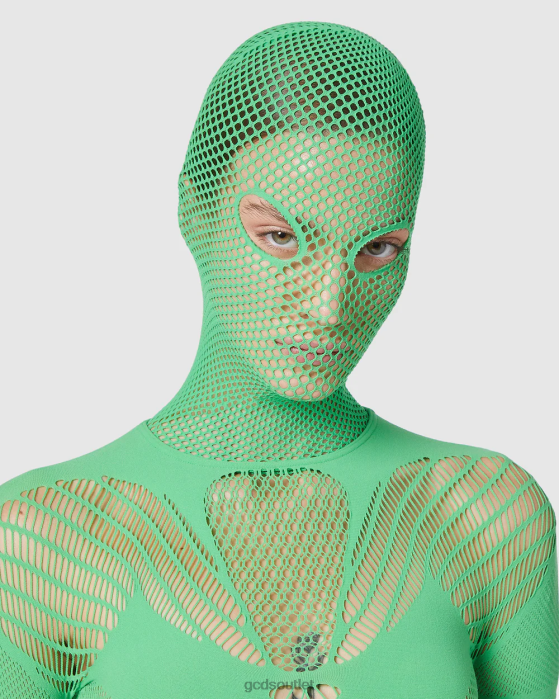 Men GCDS Venom balaclava Green 0FVX238