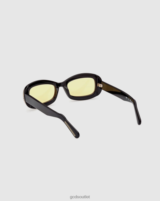 Men GCDS GD0027 Oval sunglasses Black 0FVX287