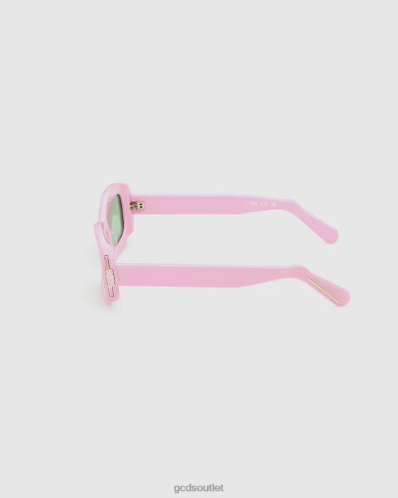 Men GCDS GD0027 Oval sunglasses Pink 0FVX289