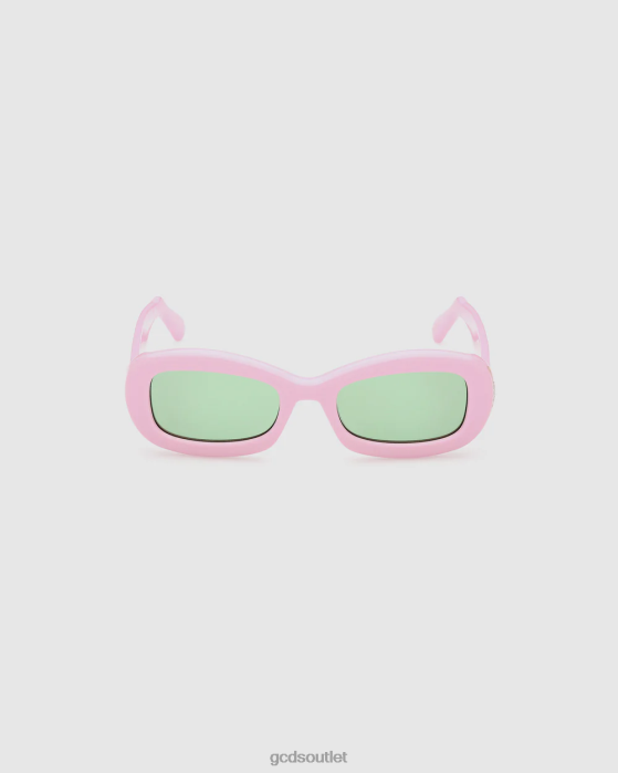 Men GCDS GD0027 Oval sunglasses Pink 0FVX289