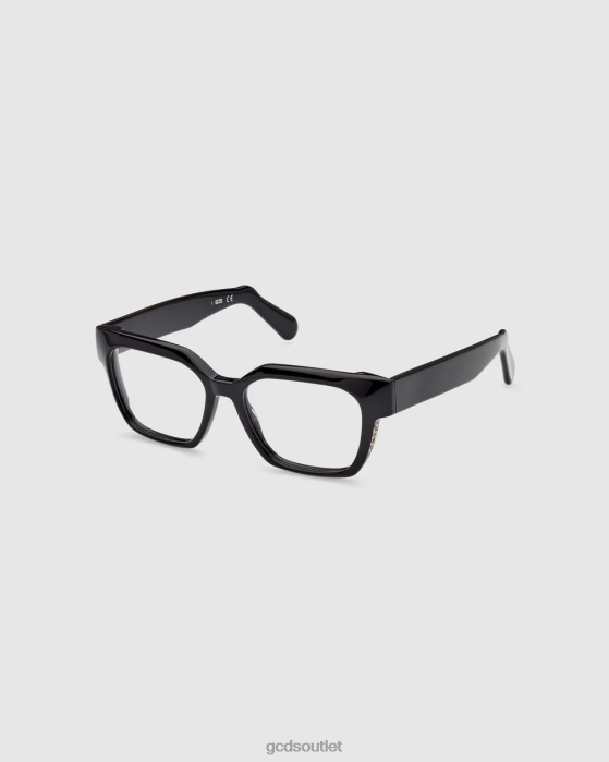 Men GCDS GD5013 Squared eyeglasses Black 0FVX286