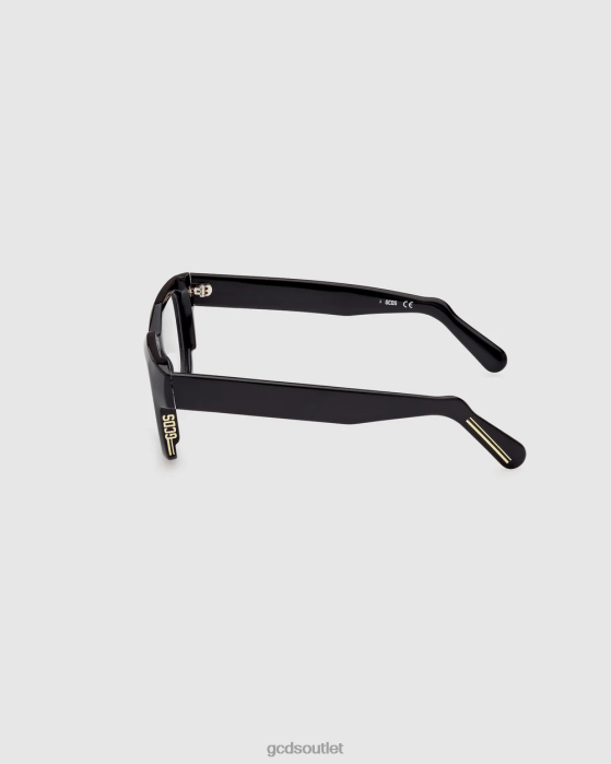 Men GCDS GD5013 Squared eyeglasses Black 0FVX286