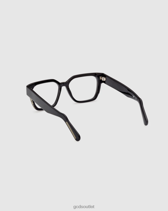 Men GCDS GD5013 Squared eyeglasses Black 0FVX286