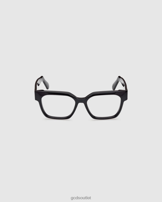 Men GCDS GD5013 Squared eyeglasses Black 0FVX286