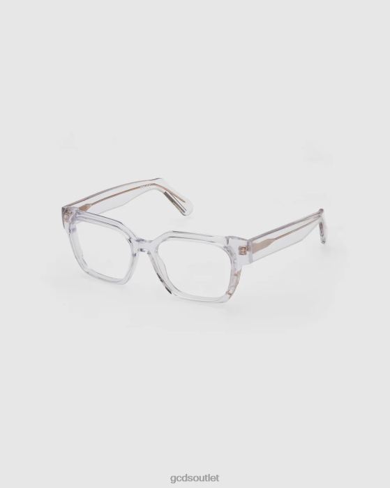Men GCDS GD5013 Squared eyeglasses Transparent 0FVX284