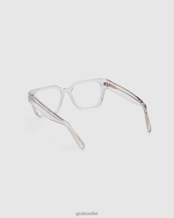 Men GCDS GD5013 Squared eyeglasses Transparent 0FVX284
