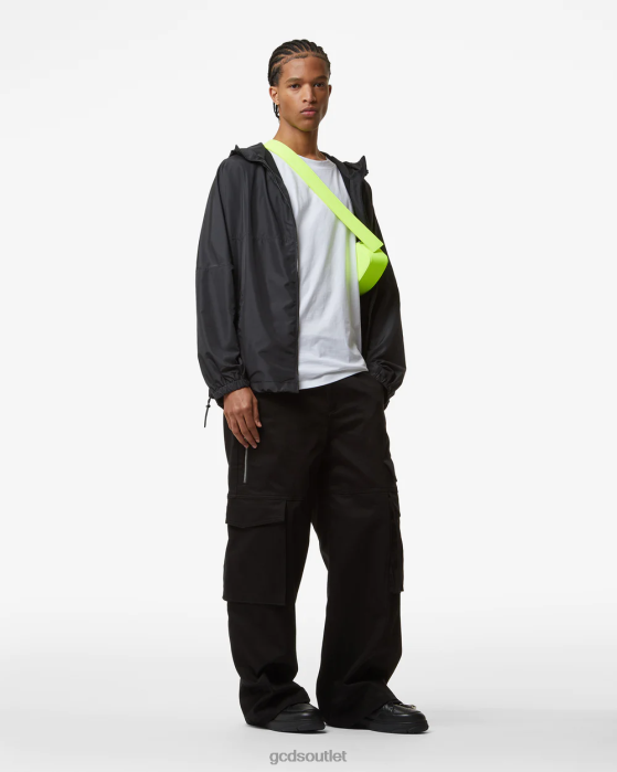 Men GCDS Bliss Print Anorak Black 0FVX8