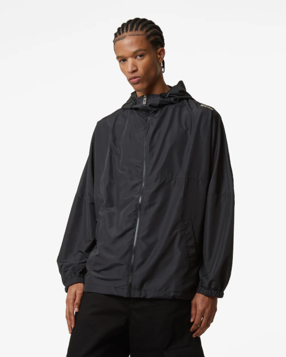 Men GCDS Bliss Print Anorak Black 0FVX8