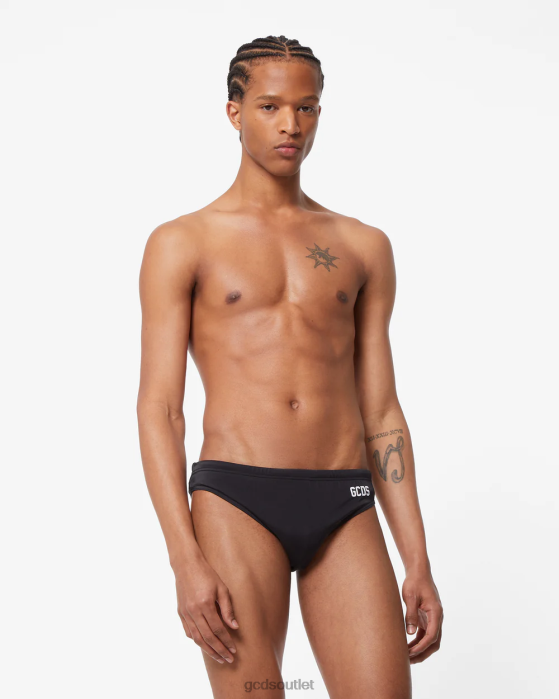Men GCDS Classic Logo Slip Black 0FVX159