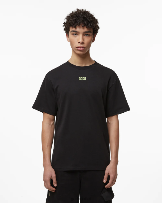 Men GCDS Eco Logo Regular T-Shirt Lime 0FVX108