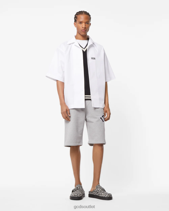 Men GCDS Spongebob Italico Basic Bermuda Grey 0FVX137