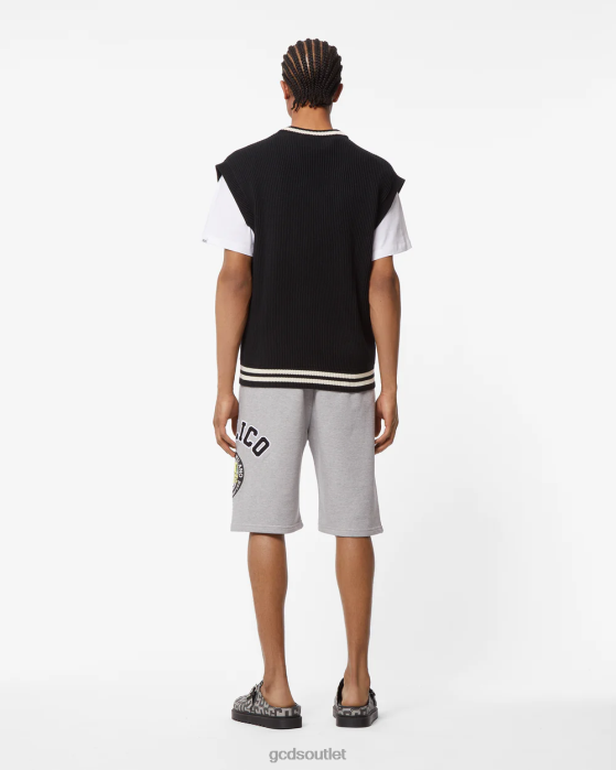 Men GCDS Spongebob Italico Basic Bermuda Grey 0FVX137