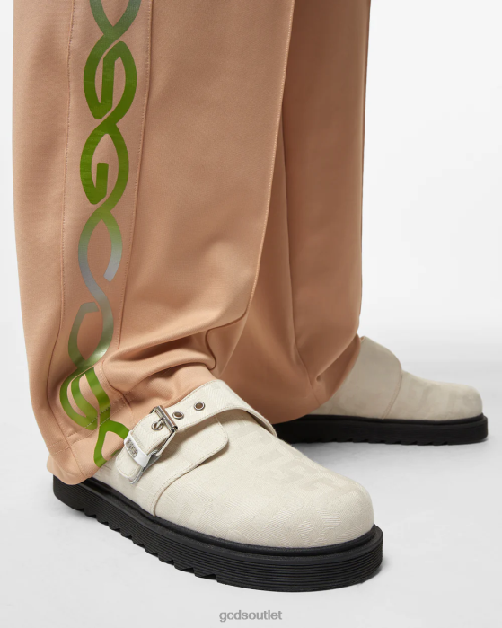 Men GCDS Jacquard Monogram Mules Off White 0FVX175