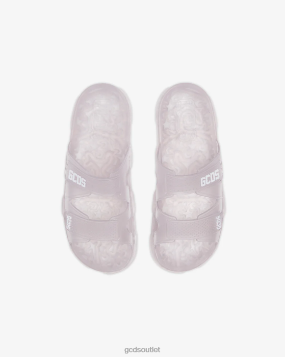 Men GCDS Rubber Slides Transparent 0FVX191