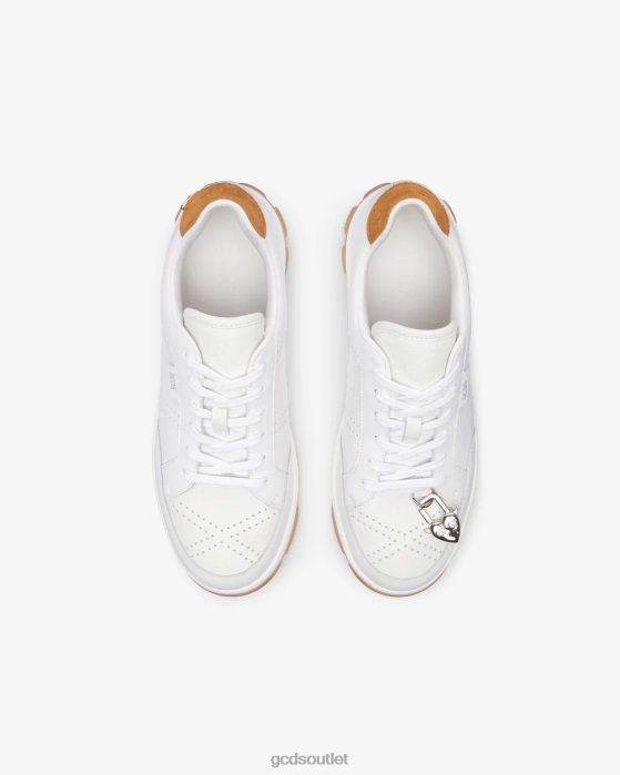 Men GCDS Essential Nami Sneakers Beige 0FVX166