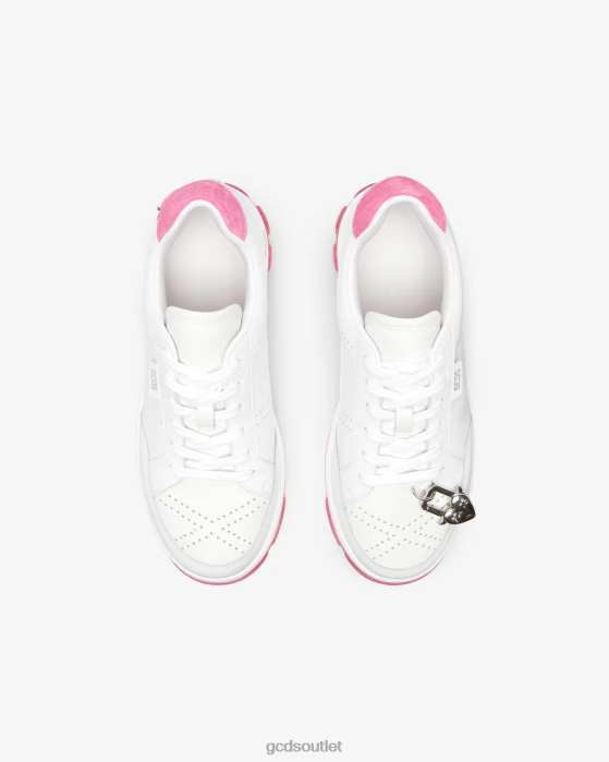 Men GCDS Essential Nami Sneakers Fuchsia 0FVX168