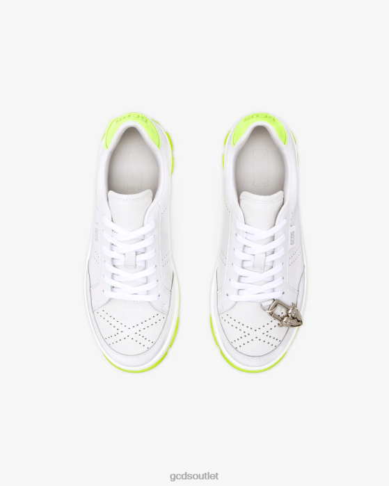 Men GCDS Essential Nami Sneakers Lime 0FVX165