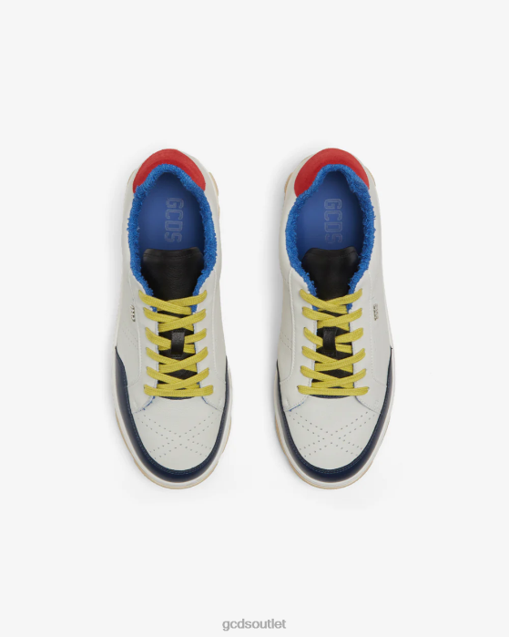 Men GCDS Retro Nami Sneakers Bordeaux/Blue 0FVX170