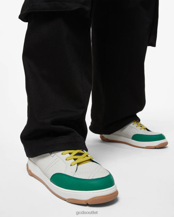 Men GCDS Retro Nami Sneakers Green/Yellow 0FVX171