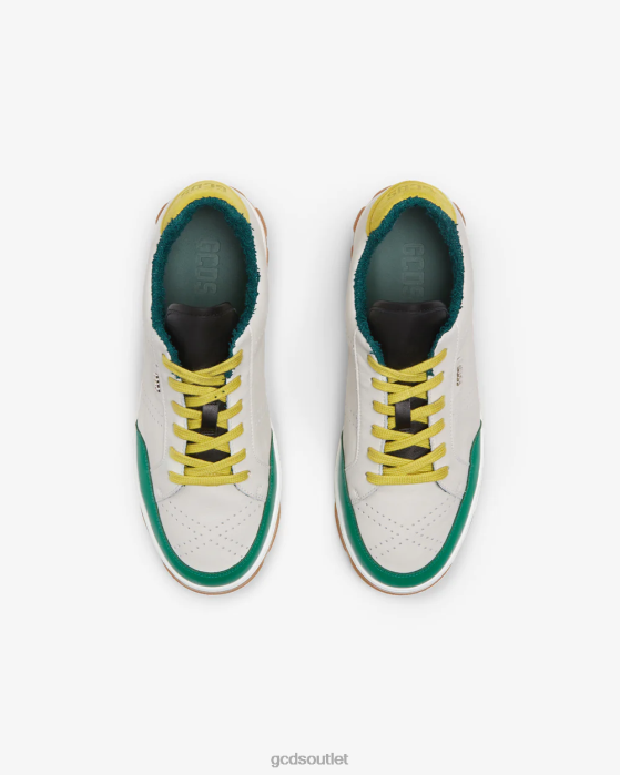Men GCDS Retro Nami Sneakers Green/Yellow 0FVX171