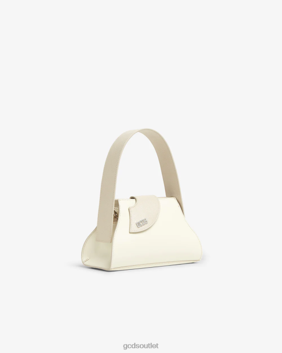 Women GCDS Comma Small Handbag Off White 0FVX521