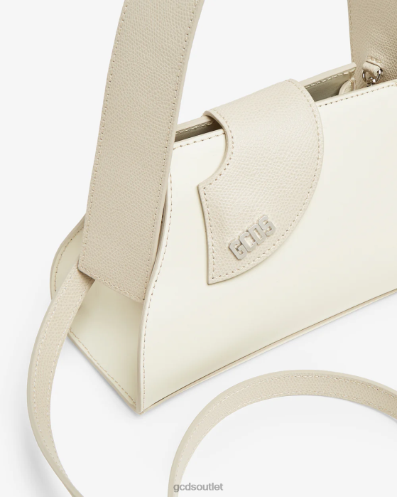 Women GCDS Comma Small Handbag Off White 0FVX521